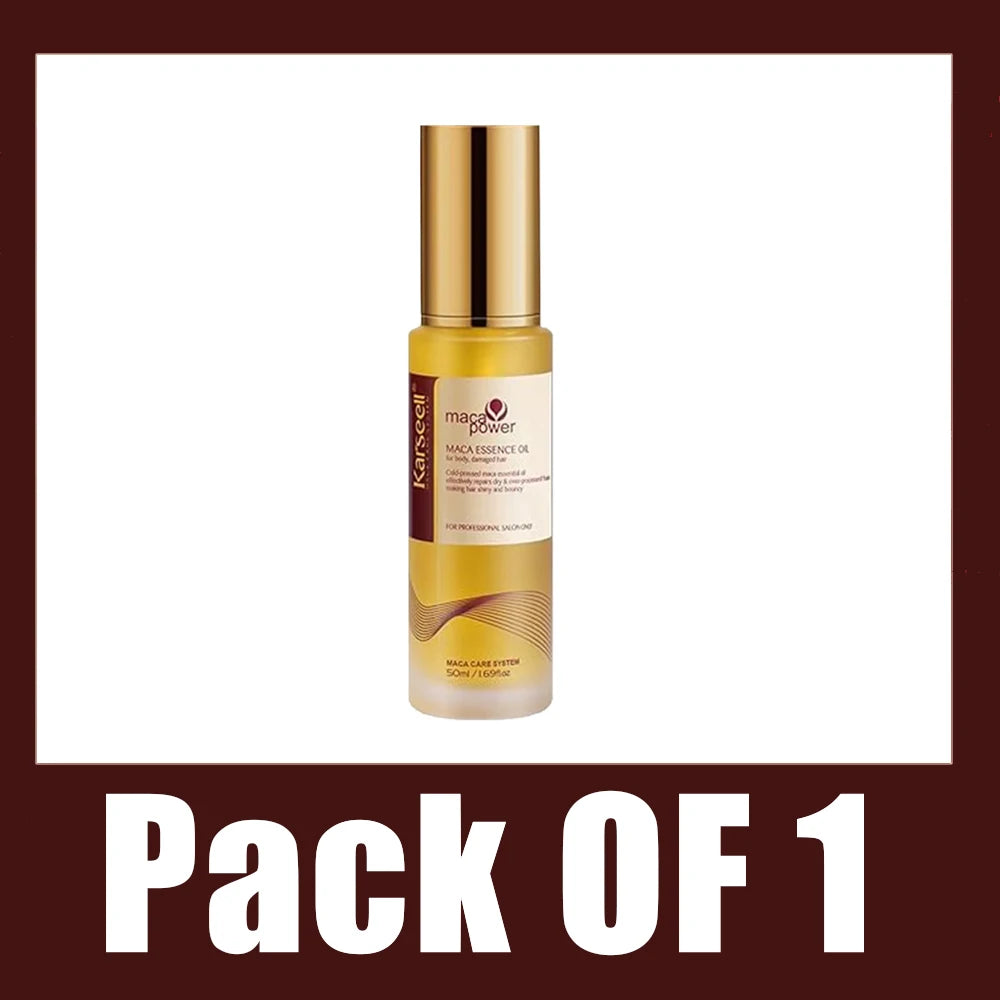 Karseell 50ml Moroccan Argan Oil for Hair Healing Cold Pressed Weightless Argan Oil Hair Serum for Dry Damaged Hair